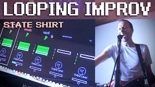 Video thumbnail for Live Looping Improv - Mobius looper, Strymon TimeLine delay by State Shirt