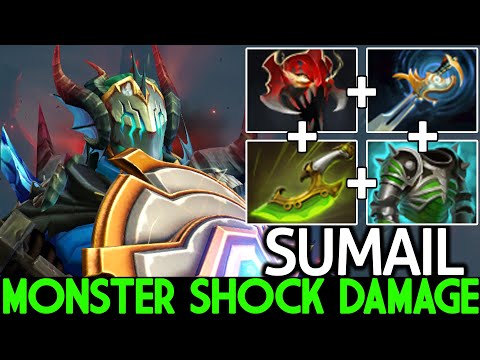 SUMAIL [Sven] Monster Carry Shock Damage One Stun Kill Dota 2