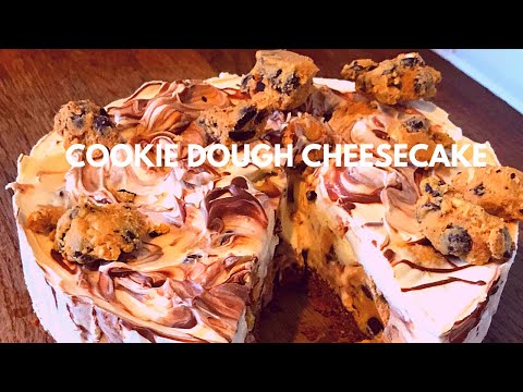 Chocolate Chip Cookie Dough Cheesecake/No Bake