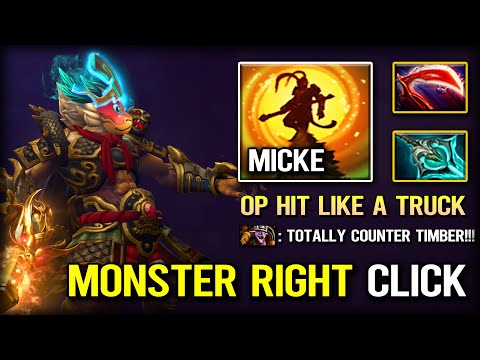 MONSTER RIGHT CLICK Safelane Monkey King | Desolator + Disperser Build | OP Hit Like A Truck Dota 2