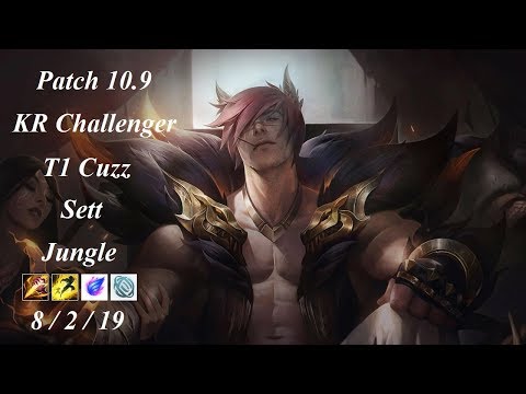 T1 Cuzz - Sett Jungle vs Sylas - KR Challenger 793 LP - Patch 10.9