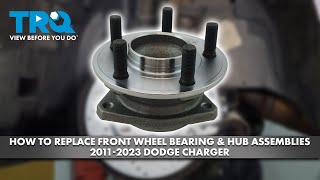 How to Replace Front Wheel Bearing & Hub Assemblies 2011-2023 Dodge Charger