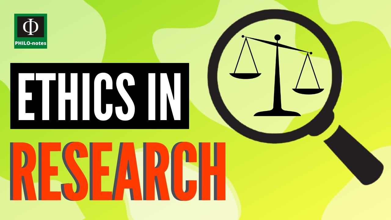 Ethics in Research   -  Free Course on Thesis Proposal Writing (See Links Below)
