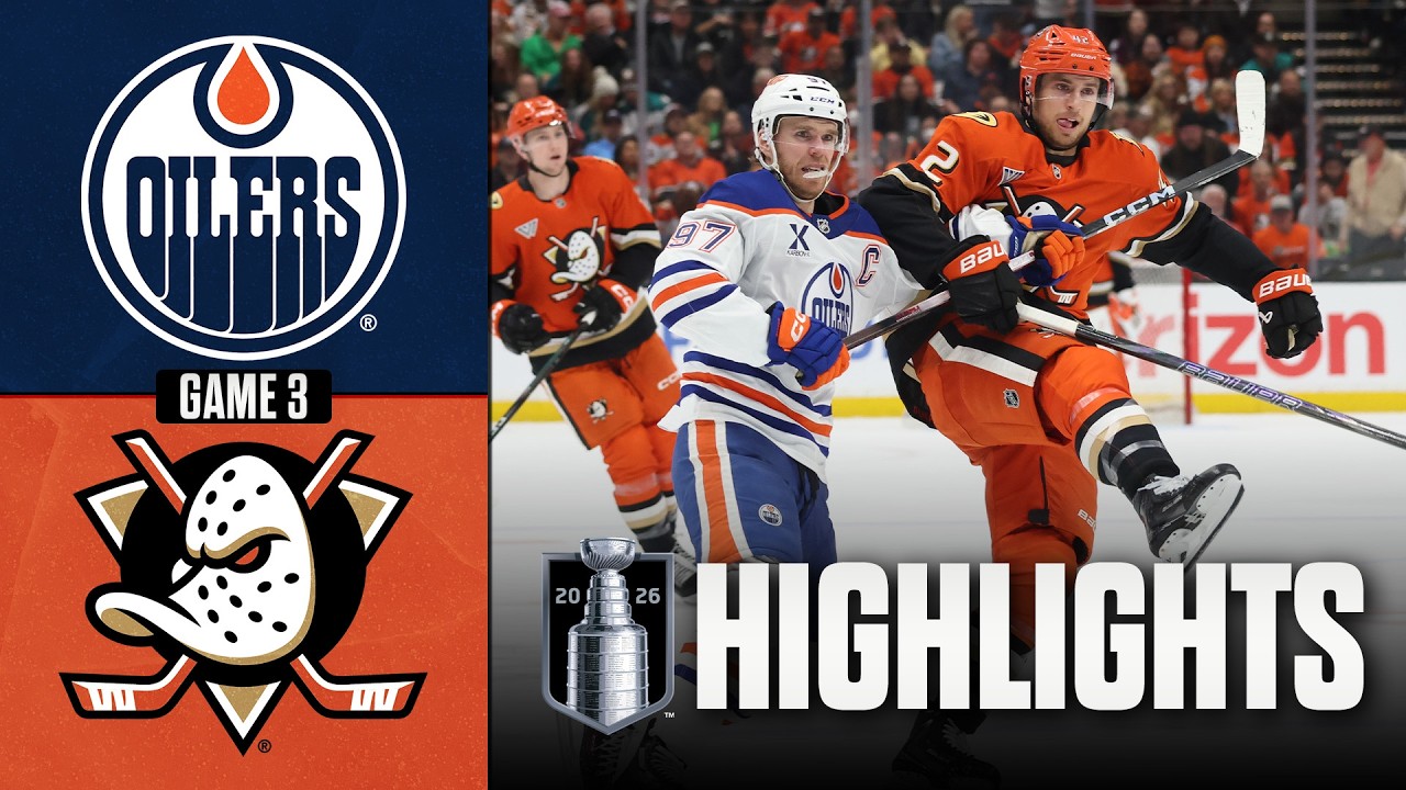 Oilers vs. Ducks | NHL Playoff Highlights | Game 3 | April 24, 2026