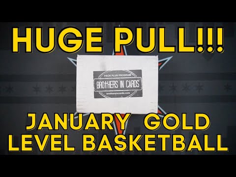 JANUARY EDITION: Brothers in Cards Basketball GOLD Level Subscription Box! *AMAZING BOX!!!* 🔥