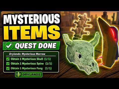 How to COMPLETE MYSTERIOUS MARROW QUEST (FANG, SKULL, SPINE) in FISCH Roblox