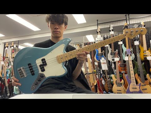 Fender Player Jaguar Bass with Maple Fretboard 2018 - 2024 - Tidepool image 7