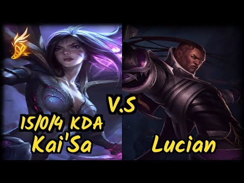 FORG1VEN (KAI'SA) vs LUCIAN - 15/0/4 KDA BOTTOM ADC GAMEPLAY - EUW Ranked DIAMOND