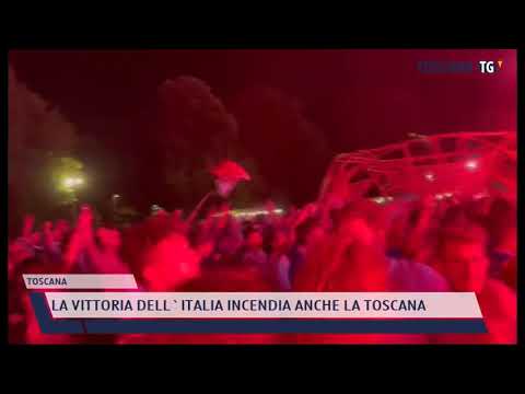 2021-07-12 TOSCANA - LA VITTORIA DELL'ITALIA INCENDIA ANCHE LA TOSCANA