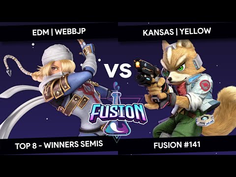 Fusion #141 - WebbJP (Sheik) vs Yellow (Fox) - Top 8 - Winners Semis