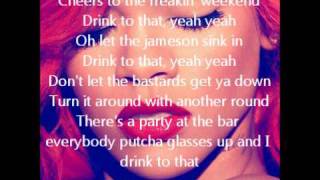 Rihanna- Cheers (Drink To That) with On Screen Lyrics