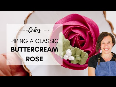 Classic Rose Buttercream Cupcake
