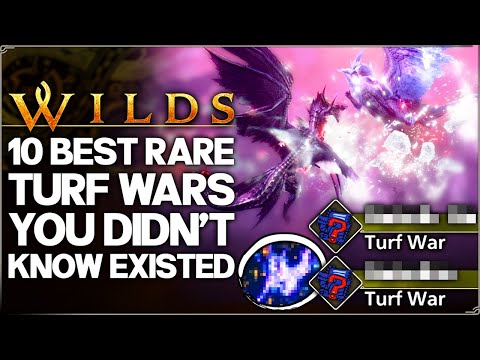 Monster Hunter - Top 10 Best RAREST Turf Wars You Didn't Know Existed! (Wilds Sunbreak & Iceborne)