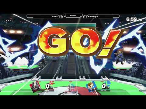 Smash Ultimate: Hawk (Wolf) V Hindsight (Mii Swordsman) - Synthesis 8 Tournament SSBU