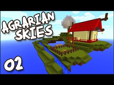 Generikb - Minecraft MODDED Skyblock! Agrarian Skies Ep 02 - "I'm So HUNGRY!!!"