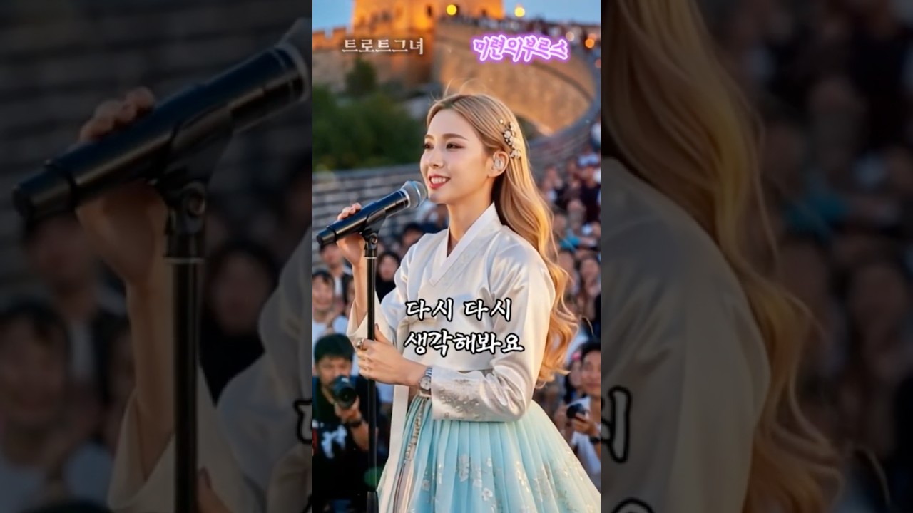 🌸 만리장성에서 울려 퍼지는 감성 버스킹 “미련의부르스” 🩷 Ailipsync #트로트그녀 #양지은 #설운도