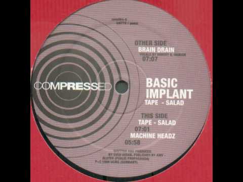 Basic Implant - Machine headz - Tape-Salad EP - Compressed ‎– COM004 6