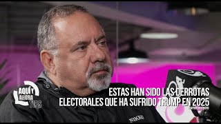 Estas han sido las derrotas electorales que ha sufrido Trump en 2025