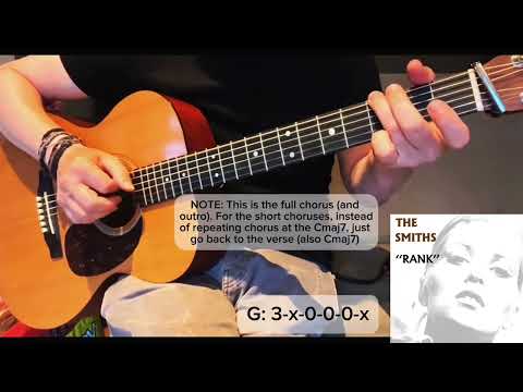 CHORD TUTORIAL: ‘I Know It’s Over’ The Smiths LIVE vsn (Standard - No Capo)