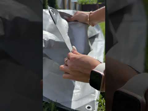 Тент Plandeka Mochna Серый 160 г/м² 5х8 м Тент с защитой от ультрафиолета - фото 1 - id-p2624202094