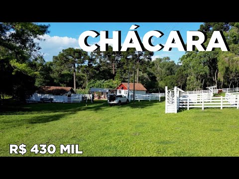 CHÁCARA À VENDA EM SANTA CATARINA NATUREZA PAZ ÁGUA R$430MIL