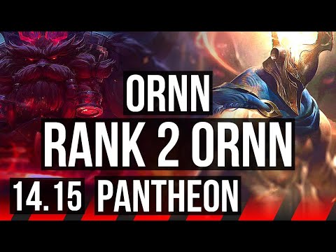 ORNN vs PANTHEON (TOP) | Rank 2 Ornn, 4/2/11 | EUNE Challenger | 14.15