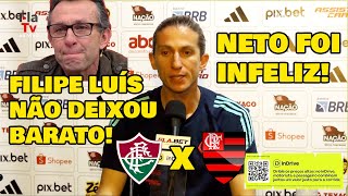 FILIPE LUÍS FOI DIRETO! "NETO FOI INFELIZ" ENTREVISTA PÓS-JOGO FLUMINENSE 0x0 FLAMENGO.
