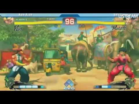 EVO 2011 - SSF4 AE - Xian (Yun) vs Shiro (Makoto)