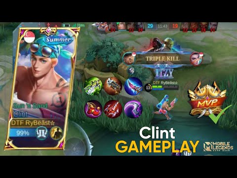 Clint's Damage is INSANE With This Build | Clint Best Build 2023 | MVP! - Mobile Legends Bang Bang