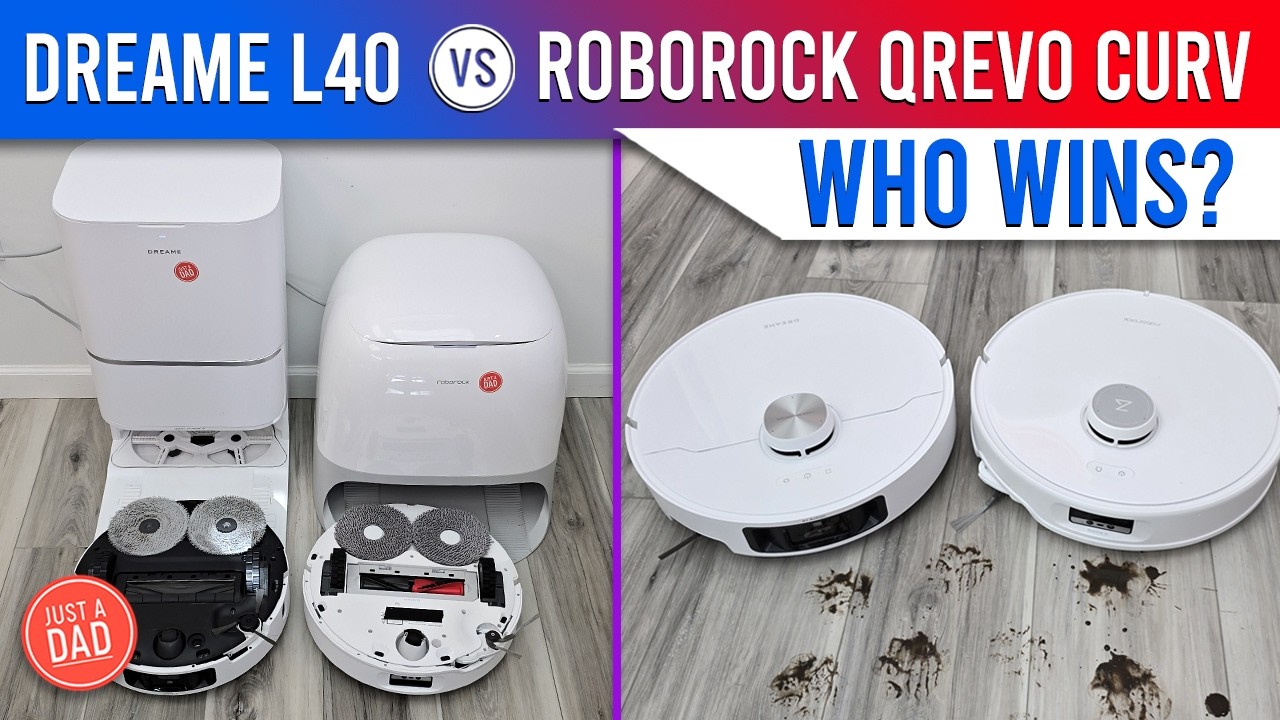 Dreame L40 Ultra vs Roborock Qrevo Curv Robot Vacuum & Mop COMPARISON  BEST Winner?
