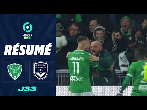 AS SAINT-ÉTIENNE - FC GIRONDINS DE BORDEAUX (2 - 1) - Résumé - (ASSE - GdB) / 2023-2024