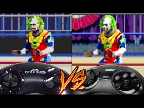 Sega Genesis Vs Sega 32x - WWF WrestleMania: The Arcade Game