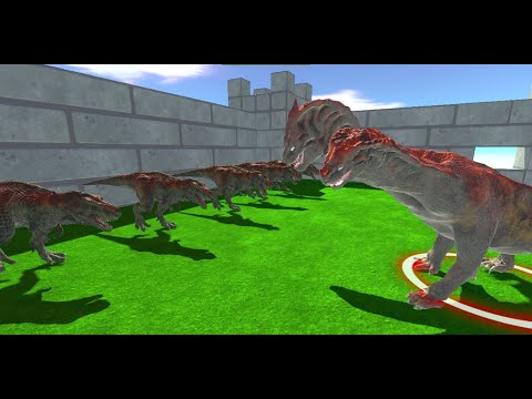T-rex vs Hydra - Animal Revolt Battle Simulator