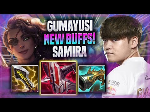 GUMAYUSI TRIES SAMIRA WITH NEW BUFFS! - T1 Gumayusi Plays Samira ADC vs Twitch! | Season 2022