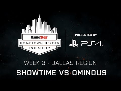 Injustice 2 - ShowTime vs Ominous - GameStop Hometown Heroes Week 3