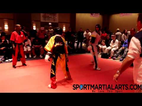Gina Thorton v Raelynn Perkins - Womens Sparring - AKA Grand Nationals 2014