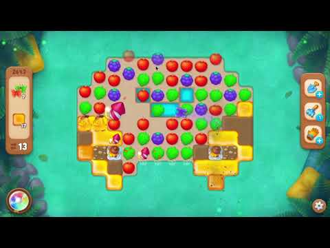 Gardenscapes level 2643 24 moves no boosters