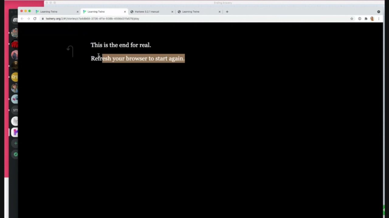 CYOW4 Workshop: Learning Twine