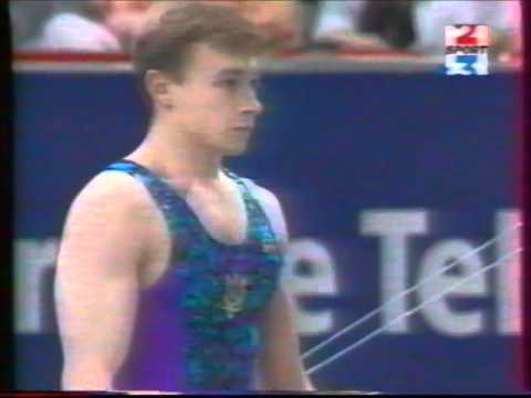 Alexander SVETLICHNIY (UKR) vault - 1997 European masters EF
