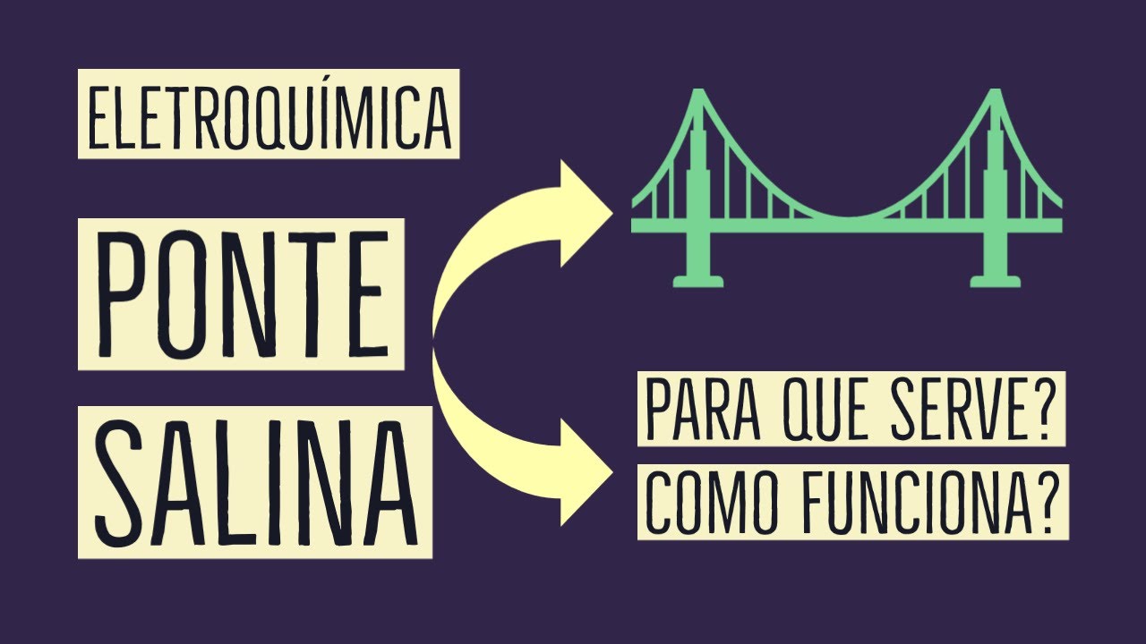 Ponte Salina | Para que serve? | Pilhas Eletroquímicas | Aula 09