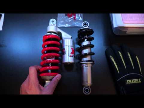 2014 Honda Grom YSS Stage 2 shock installed