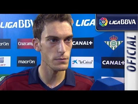 Entrevista a Roberto Torres tras el Real Betis (1-2) Osasuna - HD