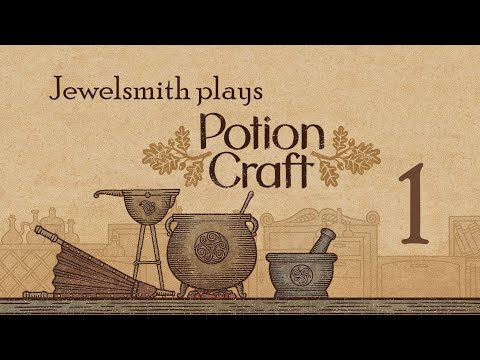 1. Tutorial & Chapter One POTION CRAFT Alchemist Simulator 1.0 Steam/PC Days 1-3