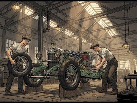 Mercedes Benz SSK built from MECCANO - Steering, Gearbox, opening Bonnet