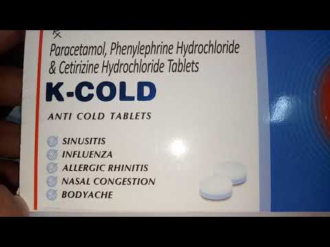 K-cold anti cold tablet full review
