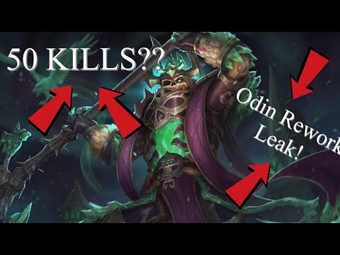 50 Kills In 30 Minutes?! Odin Rework Leak! Thor Nerf Inbound?? Smite Highlights #1
