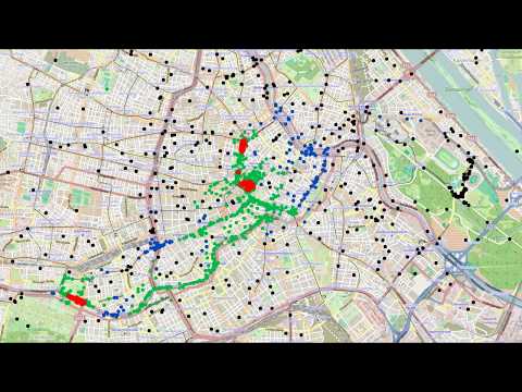 Runtime code injection in Protelis on a real-world setting (simulated in Alchemist)