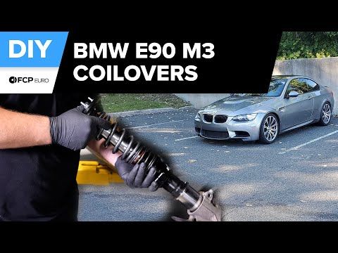 BMW E90 Coilover Installation DIY (E90, E92, E93 2008-2013 BMW M3 & 1M Coupe)