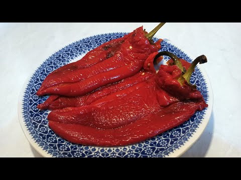 Roasted peppers from the oven - How to roast peppers in the oven