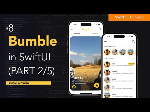 Rebuild Bumble in SwiftUI (Part 2/5) | SwiftUI in Practice #8 thumbnail